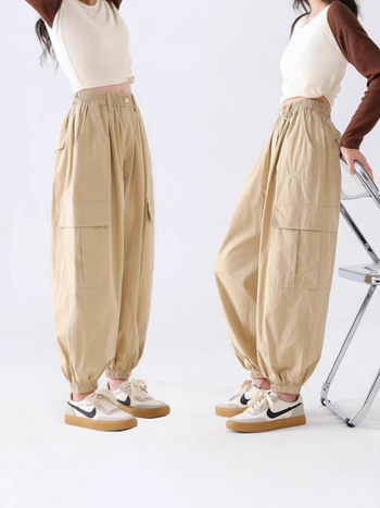 Pantaloni cargo pentru fete, primăvară–toamnă 2024, stil pentru fetițe mai mari, pantaloni casual de toamnă