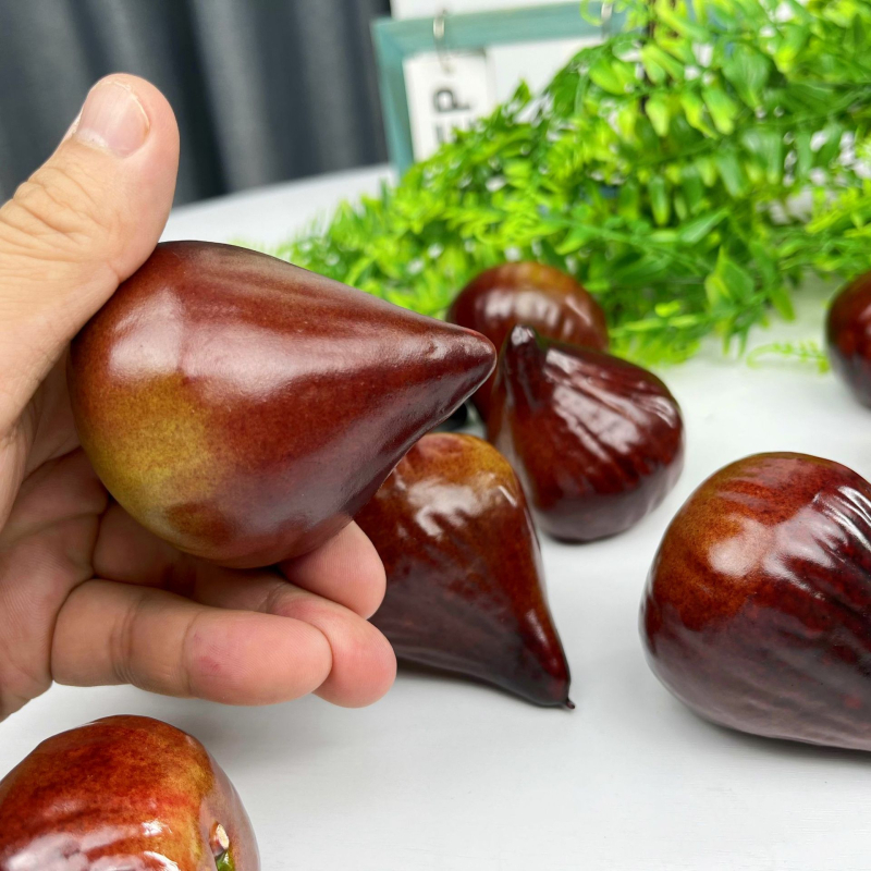 Model hiperrealist din spumă de fructe și legume — smochin pentru decor acasă și fotografie