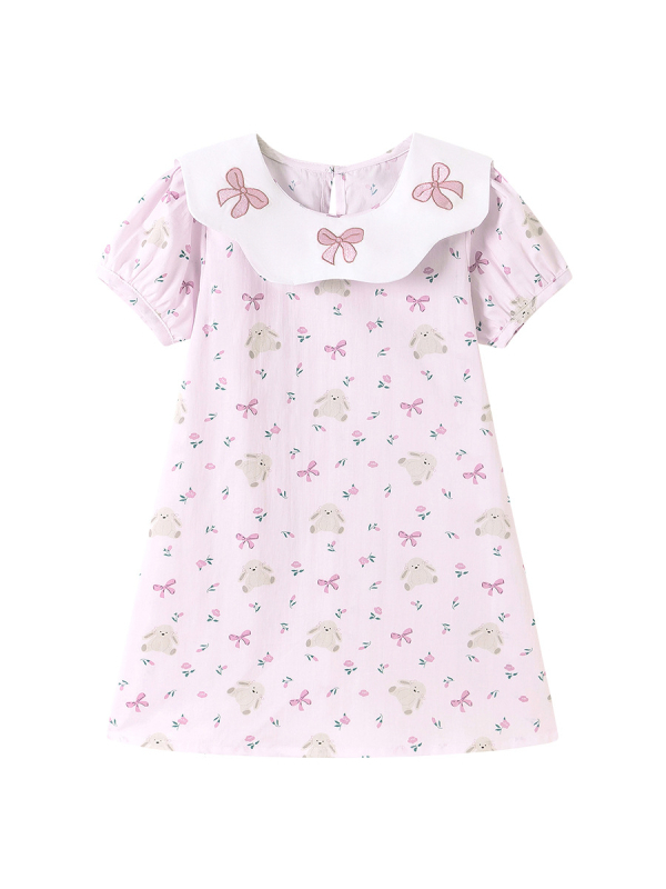 Little Maven Rochie de vară drăguță pentru fete, rochie pentru copii, stil european-american