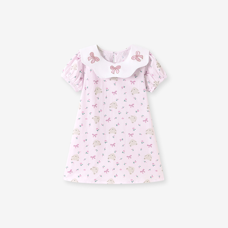Little Maven Rochie de vară drăguță pentru fete, rochie pentru copii, stil european-american