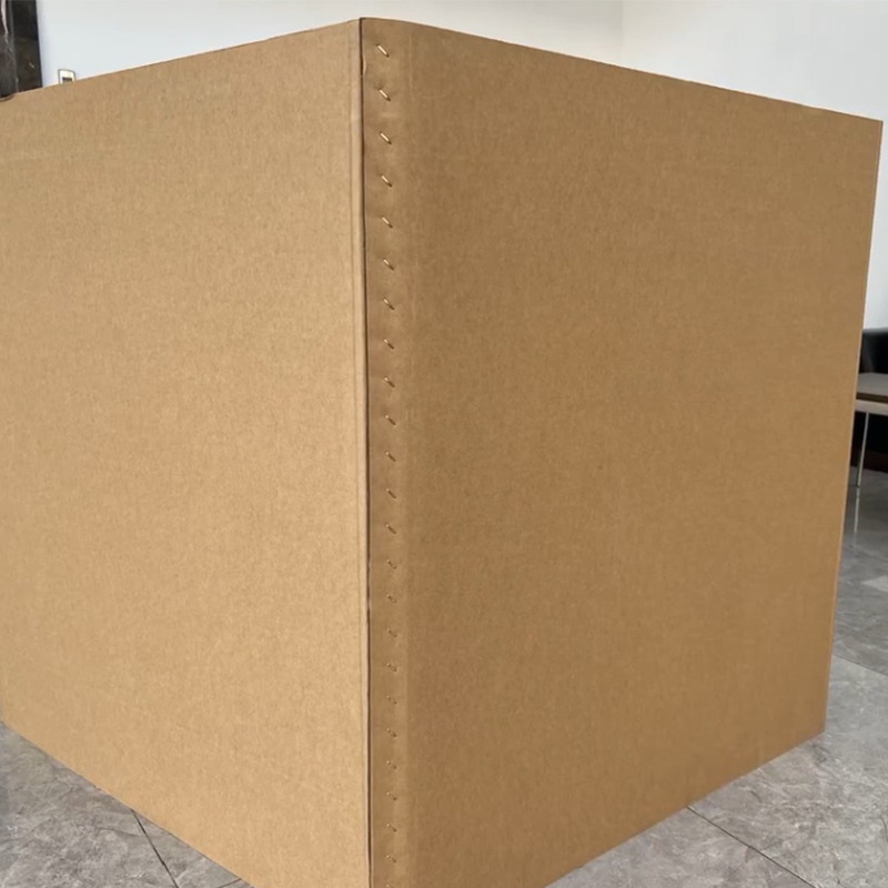 Cutii din carton rezistent, personalizate, stil american, șapte straturi 3A, capac superior și inferior, carton ondulat rigid, ambalaj pliabil