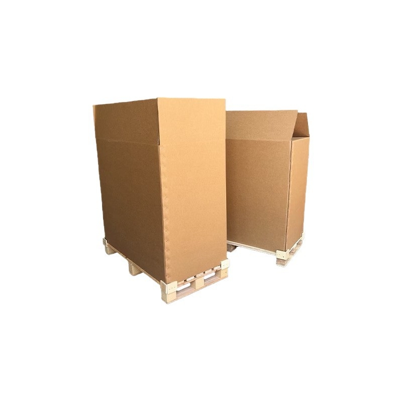 Cutii din carton rezistent, personalizate, stil american, șapte straturi 3A, capac superior și inferior, carton ondulat rigid, ambalaj pliabil