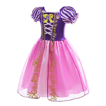 Rochie de prințesă pentru fete, Halloween, inspirată de Albă ca Zăpada și Frozen, Organza