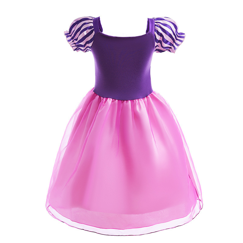 Rochie de prințesă pentru fete, Halloween, inspirată de Albă ca Zăpada și Frozen, Organza