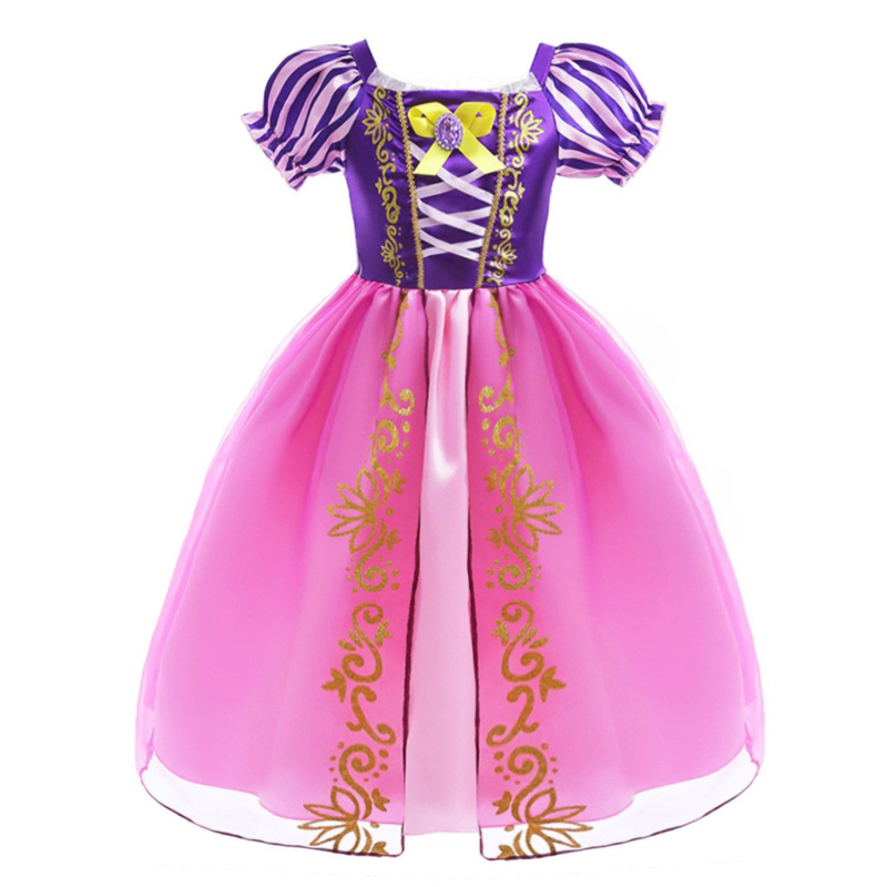 Rochie de prințesă pentru fete, Halloween, inspirată de Albă ca Zăpada și Frozen, Organza