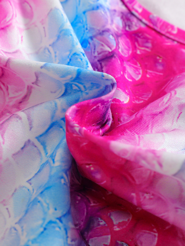 Rochie de vară fără mâneci pentru fete, cu design floral din mărgele și plasă colorată