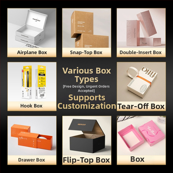Ambalaj cosmetic personalizat: cutie exterioară albă din carton, cutie colorată cu bucle pentru agățare, cu fereastră, cutie ondulată tip avion