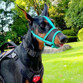 Botniță de câine pentru prevenirea mușcăturilor, a lătratului și a mâncatului în exces, permite să bei apă, pentru rase medii și mari (Dobermann, Golden Retriever, German Shepherd)