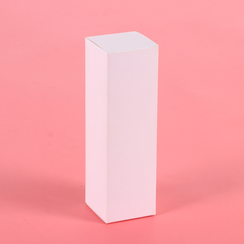 Cutii de ambalaj personalizate, cutii color, cutie din carton alb pliabil pentru cosmetice, cutie de cosmetice cu bază, ștampilare UV auriu și imprimare personalizată