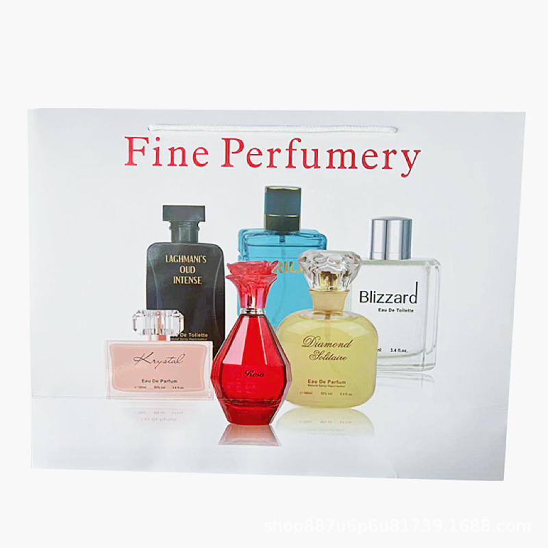 Sac de hârtie kraft personalizat pentru cadouri: parfum, ceai și căni — ambalaj de lux cu imprimare a logo-ului