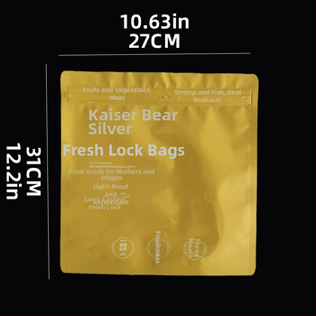 Fresh Lock Pungi pentru prospețimea alimentelor în congelator, sigilate, protejate împotriva luminii, antioxidante, reutilizabile, utilizare casnică, PE, pachet de 6