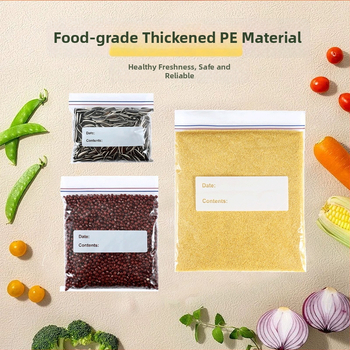 Pungi sigilate cu nervură dublă, pentru conservare proaspătă în frigider, material alimentar