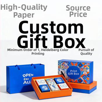 Cutie cadou personalizată cu capac și bază, ambalaj exterior, cutie goală, cutie cadou pentru ceai și mooncake