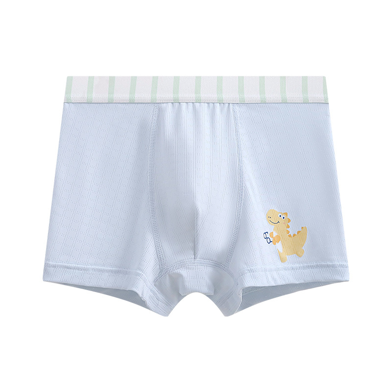 Boxeri pentru copii, băieți, din Ice Silk, plasă de vară respirabilă, subțiri, antibacterieni
