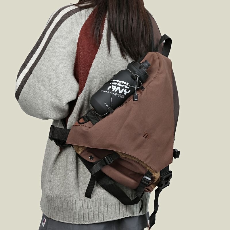 Geantă Bow-Arrow stilată pentru drumeții montane, outdoor, retro, rezistentă la apă, ușoară, crossbody pentru navetă și ciclism