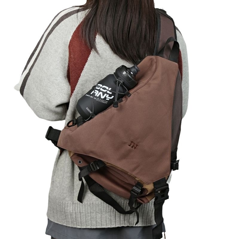 Geantă Bow-Arrow stilată pentru drumeții montane, outdoor, retro, rezistentă la apă, ușoară, crossbody pentru navetă și ciclism