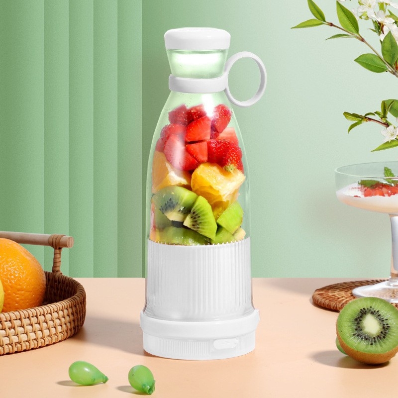 Juicer portabil cu funcție de zdrobire a gheții, compact pentru uz casnic și în aer liber, pahar de suc din fructe