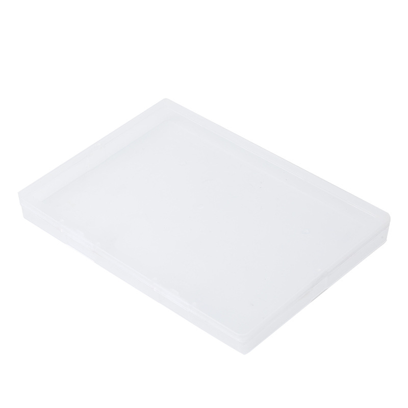 Cutie de ambalaj din plastic A5 cu accesorii, cutie mare plată, transparent PP