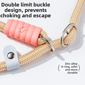 Lesă pentru câini P-Chain P-Rope, de la mic la mare, snur de plimbare rezistent la rupere