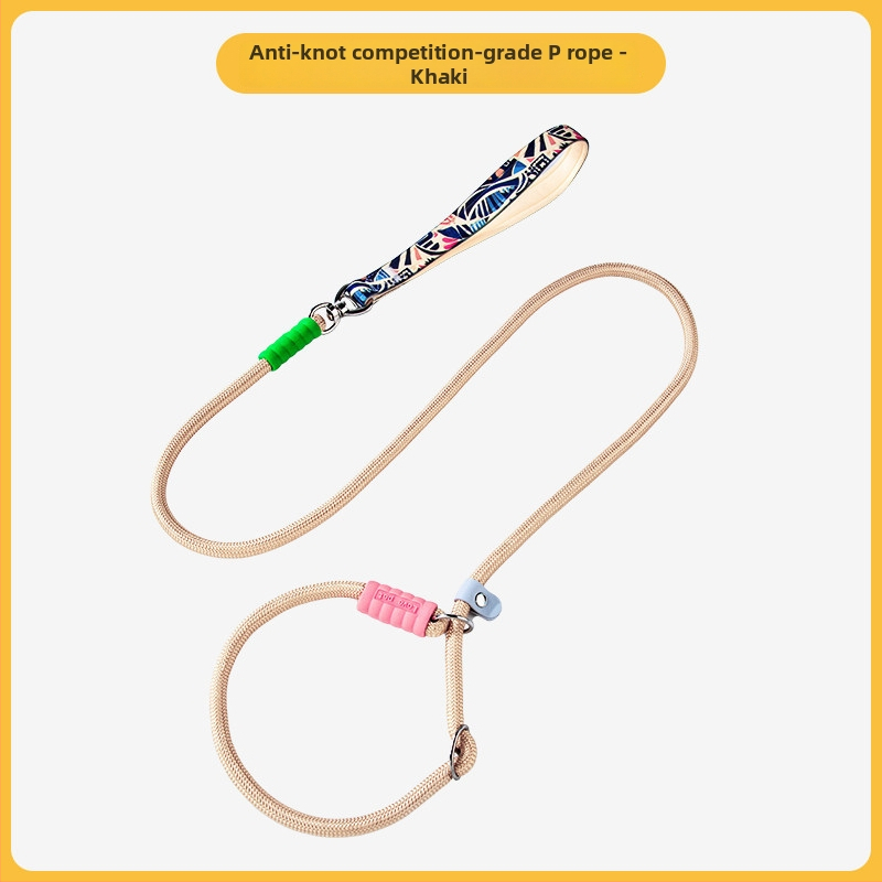 Lesă pentru câini P-Chain P-Rope, de la mic la mare, snur de plimbare rezistent la rupere