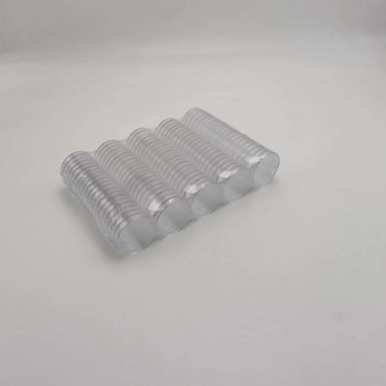 Cutie rotundă transparentă din plastic, cu diametrul de 30 mm, pentru moneda comemorativă a operei din Beijing; cutie pentru moneda de 5 yuani și protecție pentru monede cu caractere – cutie de colecție