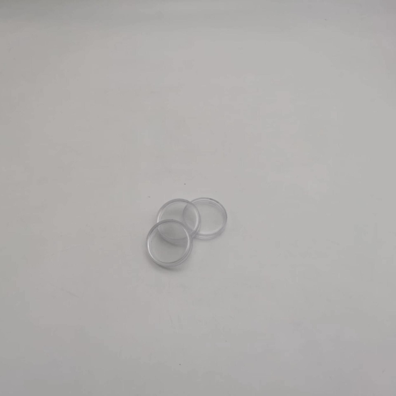 Cutie rotundă transparentă din plastic, cu diametrul de 30 mm, pentru moneda comemorativă a operei din Beijing; cutie pentru moneda de 5 yuani și protecție pentru monede cu caractere – cutie de colecție
