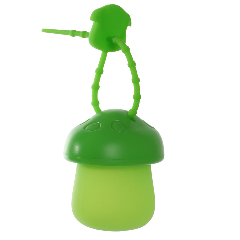 Colier LED pentru câini, în formă de ciupercă, lampă de noapte cu etichetă luminoasă