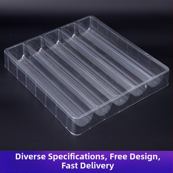 Caseta blister transparenta pentru componente ale tevi ondulate (PET/PS/PP)