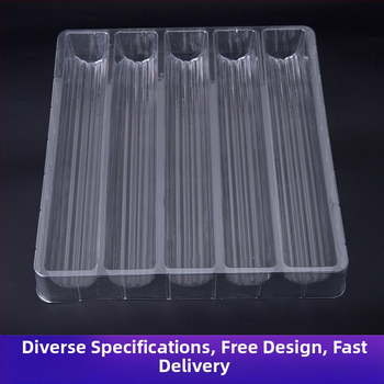 Caseta blister transparenta pentru componente ale tevi ondulate (PET/PS/PP)