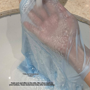 SP118 He Feng Yi Summer Mist - Boxeri pentru bărbați, respirabili, senzație de nud aproape, croială care înconjoară șoldurile, fără cusături, talie medie