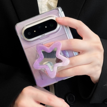 Stil simplu cu stele mov, husă de protecție Novaflis pentru Huawei PuraXMAX telefon pliabil