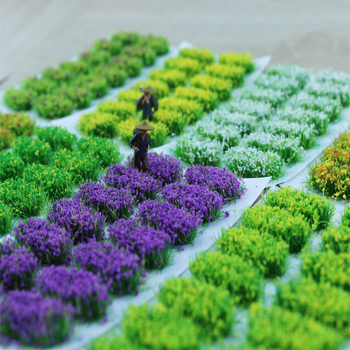 Kit diorama peisaj din rășină pentru model arhitectural exterior cu elemente de vegetație