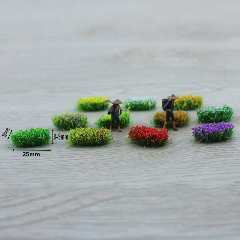 Kit diorama peisaj din rășină pentru model arhitectural exterior cu elemente de vegetație