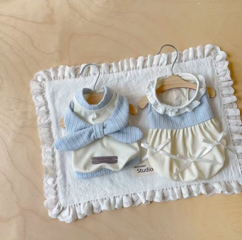 Rochie-vestă în stil coreean INS pentru câini mici și vestă pentru pisici — Bichon Frisé, Teddy, Pomeranian