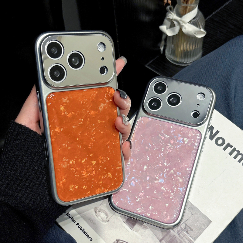 Husă pentru iPhone 17 Pro Max cu fereastră mare și model din rășină; protecție pentru iPhone 14–16