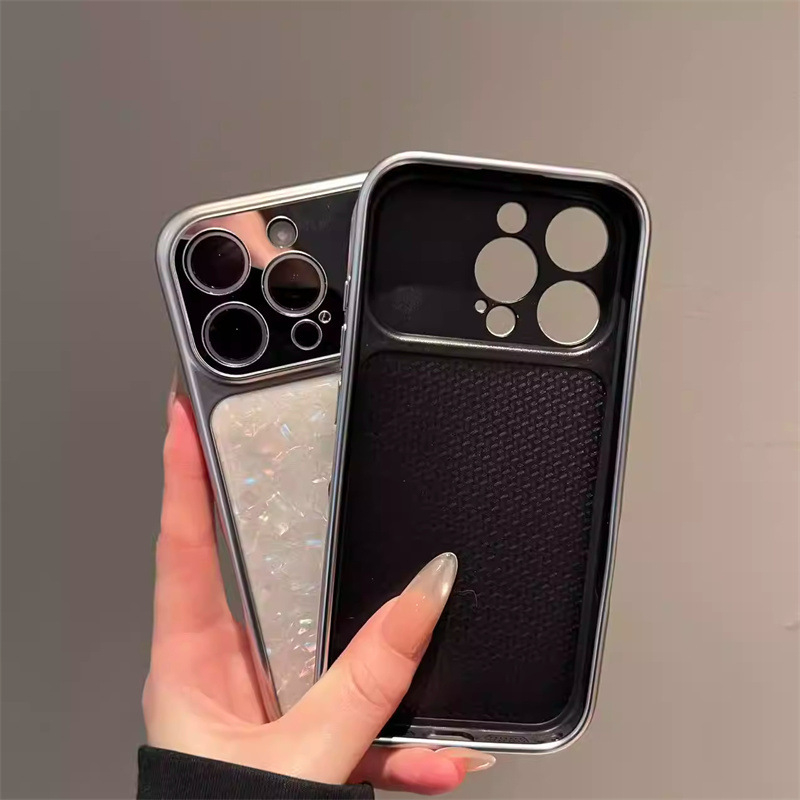 Husă pentru iPhone 17 Pro Max cu fereastră mare și model din rășină; protecție pentru iPhone 14–16