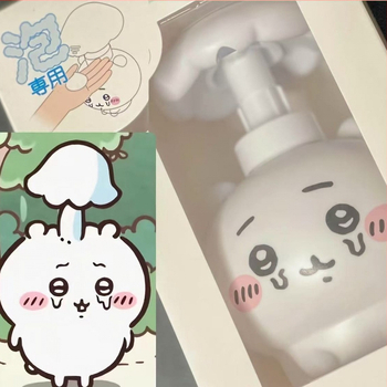 Jiyikawa recipient dezinfectant pentru mâini, în formă de ciupercă, drăguț și reutilizabil
