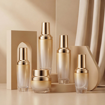 Sticlă de sticlă cosmetică personalizată de 30 ml — pentru ser, loțiune sau cremă, recipient negru mic cu pompă și duză spray