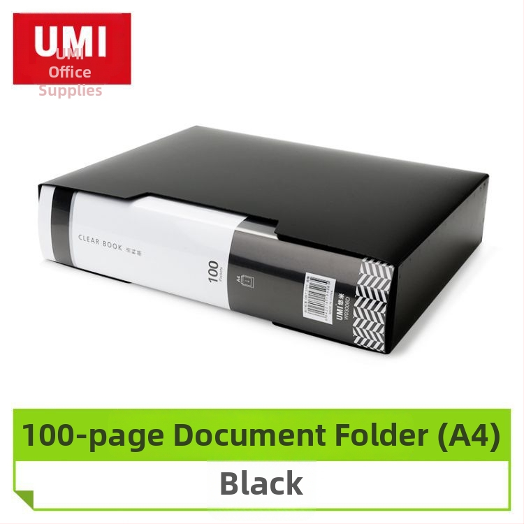 Youmi dosar informativ negru A4, 100 de pagini