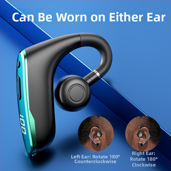 W8 căști Bluetooth cu suport pentru ureche, wireless, conducţie osoasă, ne-in-auricular, căști sportive cu anulare zgomot, IPX5, peste 8 ore autonomie, Bluetooth 5.2