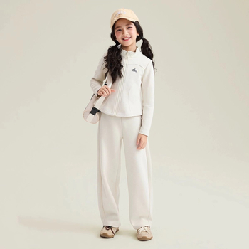 Set sportiv pentru fetițe, stil coreean, primăvară, jachetă și pantaloni – două piese