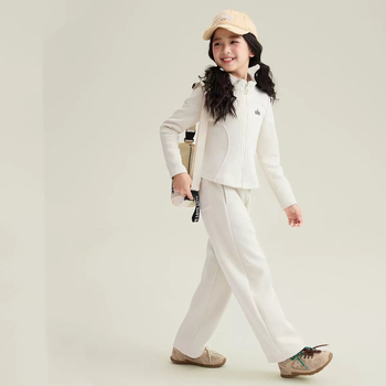 Set sportiv pentru fetițe, stil coreean, primăvară, jachetă și pantaloni – două piese