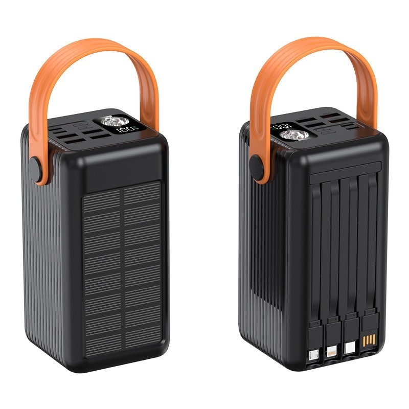 Power bank solar portabil de 100000mAh pentru camping în aer liber cu încărcare rapidă