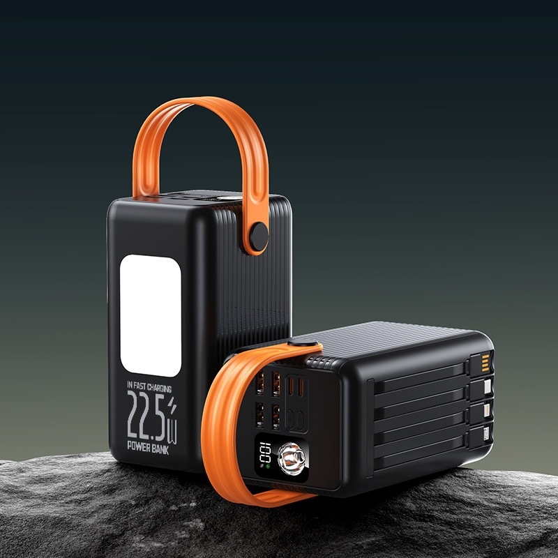 Power bank solar portabil de 100000mAh pentru camping în aer liber cu încărcare rapidă