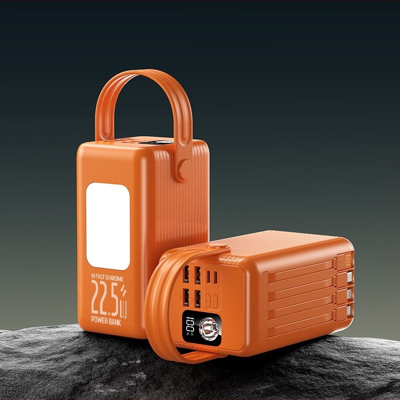 Power bank solar portabil de 100000mAh pentru camping în aer liber cu încărcare rapidă