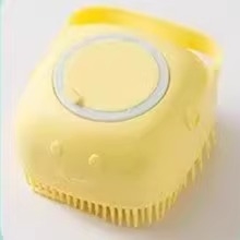 Perie de baie din silicon pentru câini – perie de îngrijire pentru animale de companie