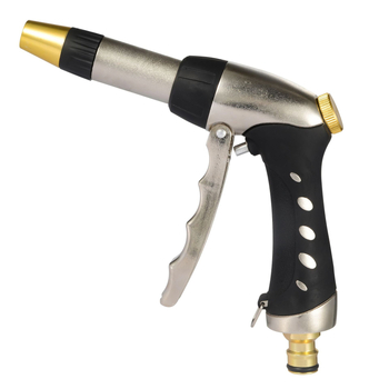 Easy Driving pistol de spălat auto pentru uz casnic, duză extinsă, negru-argintiu, pentru udare grădină și irigații