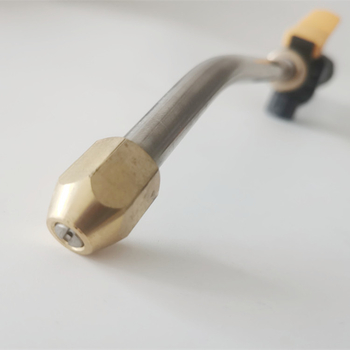 Car Warrior duză cu formă de ventilator pentru curățarea aparatelor de aer condiționat, cap curbat de pistol de pulverizare, duză de înaltă presiune, accesorii pentru curățarea electrocasnicelor