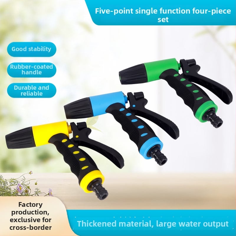 Blue Flame Pistol de apă cu presiune înaltă pentru curățarea mașinii și irigarea grădinii – din plastic de inginerie, multifuncțional