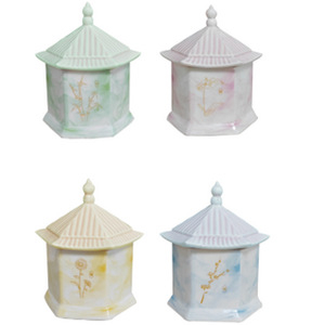 Turn de aromaterapie din porțelan, pentru toate cele patru anotimpuri, compact și elegant, decor pentru dormitor și sufragerie